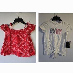 2 Piece Girl's Tops OSHKOSH DKNY Size 8/10